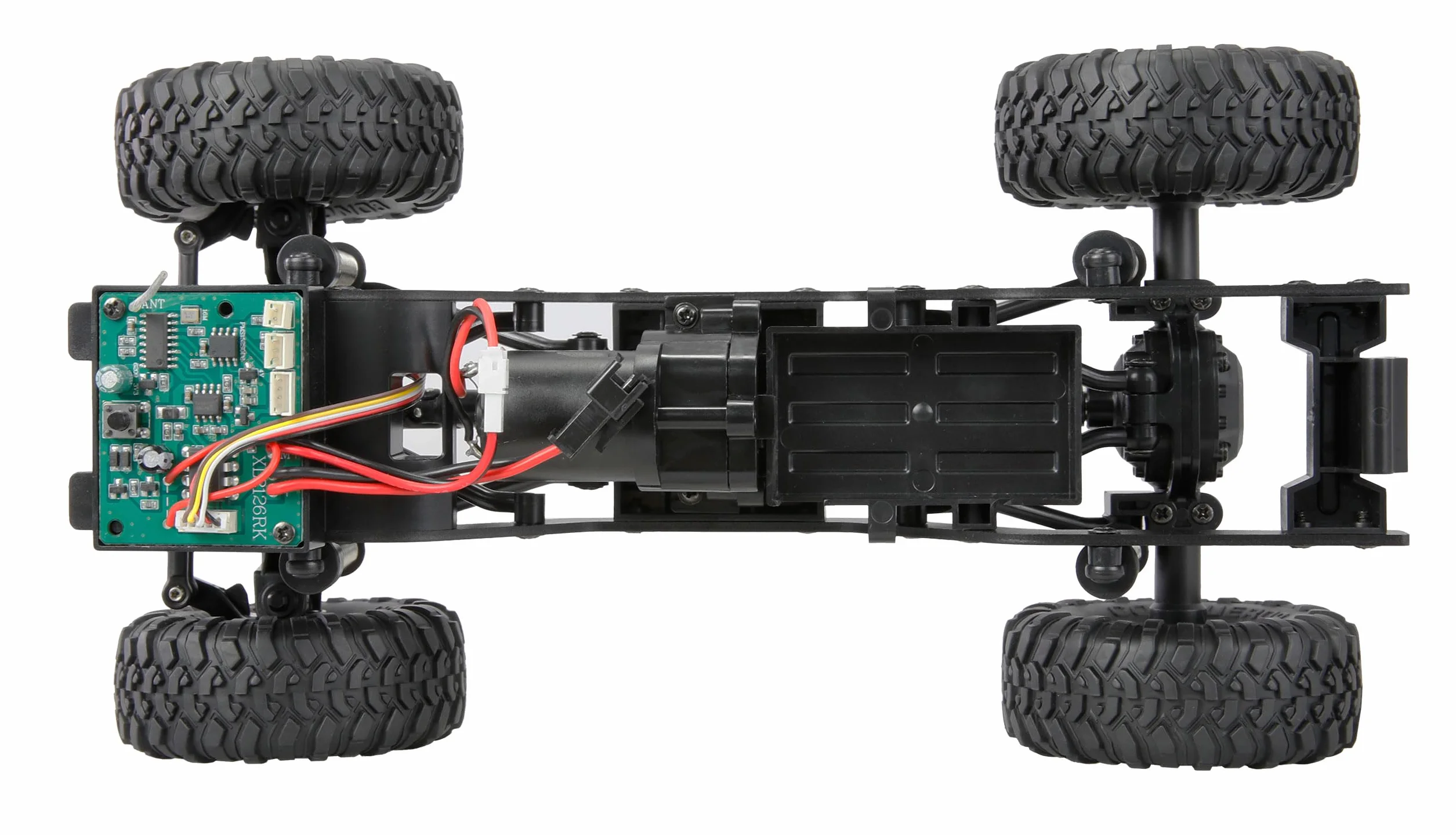 Amewi AMXRock Mini-Crosstrail Scale Crawler 4WD 1:16 RTR szary wraz z pilotem zdalnego sterowania, akumulatorem, kablem do ładowania