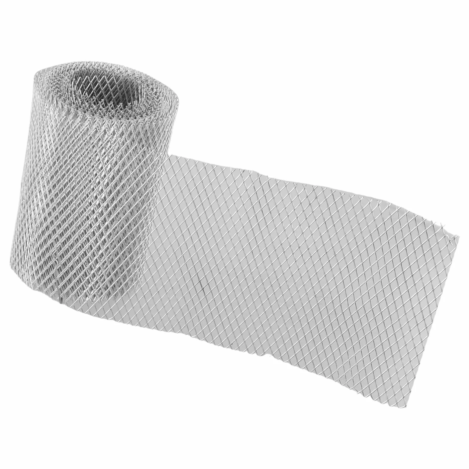 Osłona rynny, aluminiowa rolka osłony rynny, siatka ochronna do blokowania liści, gałązek i zanieczyszczeń, długość 6,1 m (szerokość 12,7 cm)
