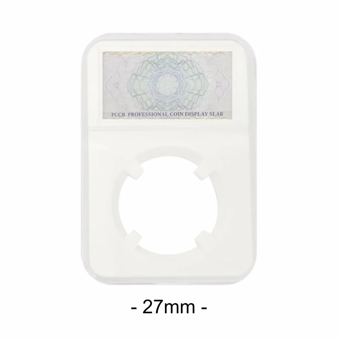 Akrylowe Slaby na Monety 27 mm 10 szt. Uchwyt Etui Ochronne Pudełko do Przechowywania Kolekcjonowania Monet