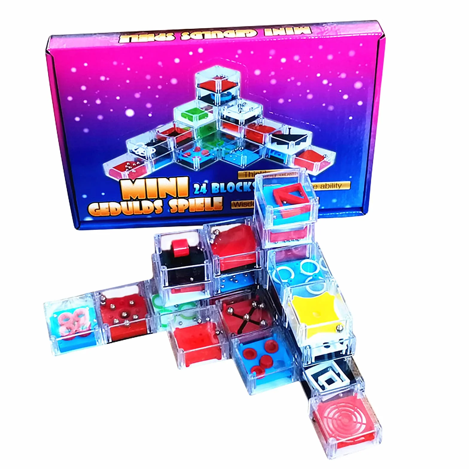 24 sztuki mini gier cierpliwości, mini gra logiczna, gra w cierpliwość, gra zręcznościowa, gra zręcznościowa, gra logiczna dla dzieci i dorosłych, wspomaga koncentrację, łagodzenie stresu