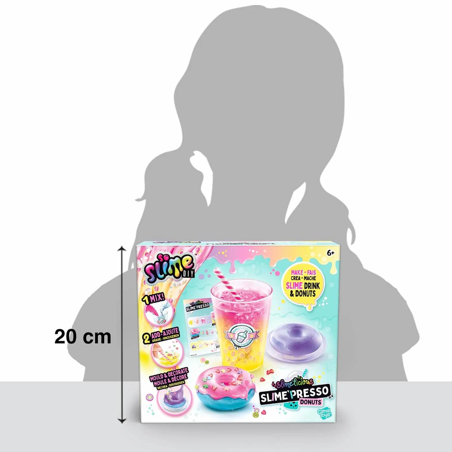 Canal Toys - Slime'Presso - Zrób i dostosowuj swoje pączki Slime DIY - SSC 257, Niebieski