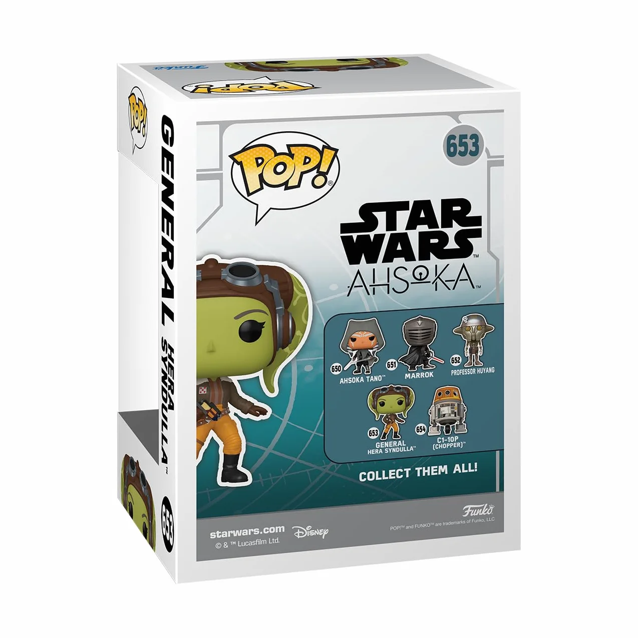 Funko POP! Star Wars: Ahsoka TV - Generał Hera Syndulla - Kolekcjonerska figurka winylowa - Pomysł na prezent - Oficjalny towar - Zabawki dla dzieci i dorosłych - Fani telewizji