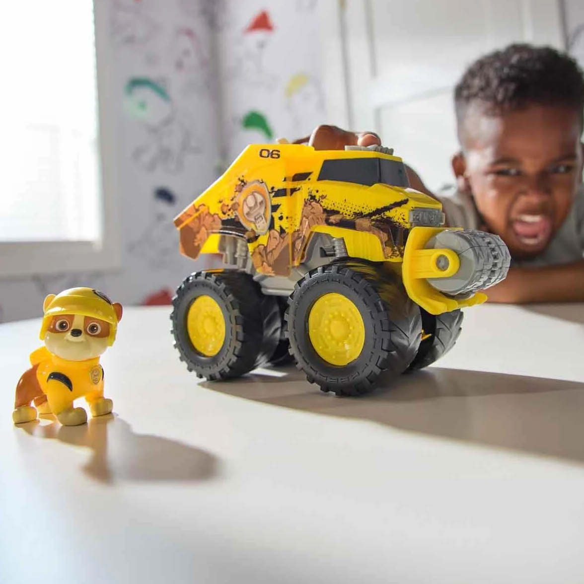 Paw Patrol Ruben Zabawka, Żółty, 1 Sztuka