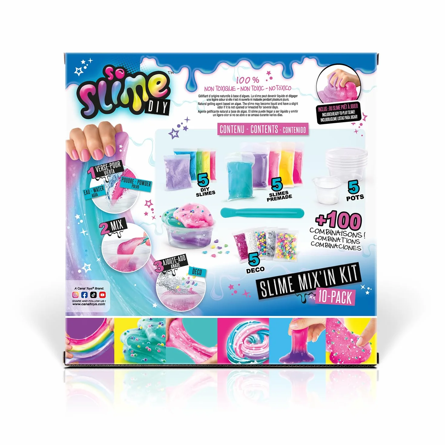 CANAL TOYS SO SLIME - DIY Slime 10 pack (184)