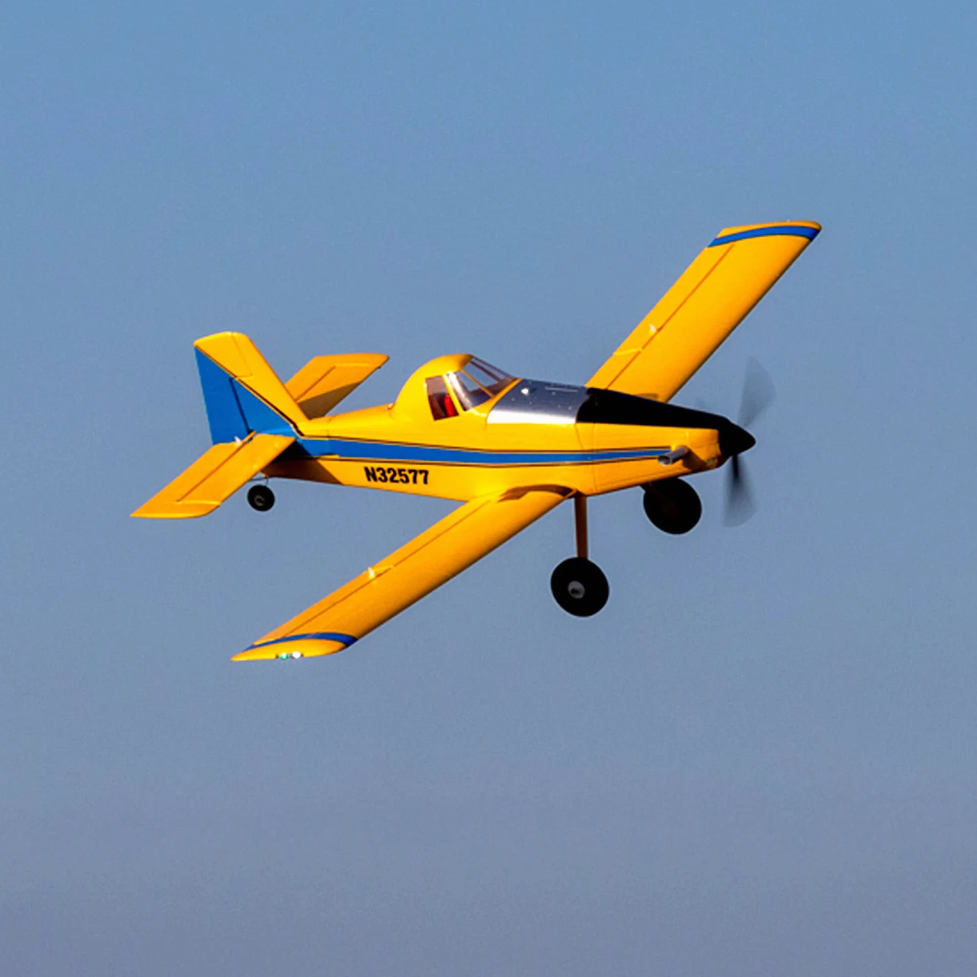 E-flite EFLU16450, UMX Air Tractor BNF Basic elektryczny samolot (702 mm) RC, żółty