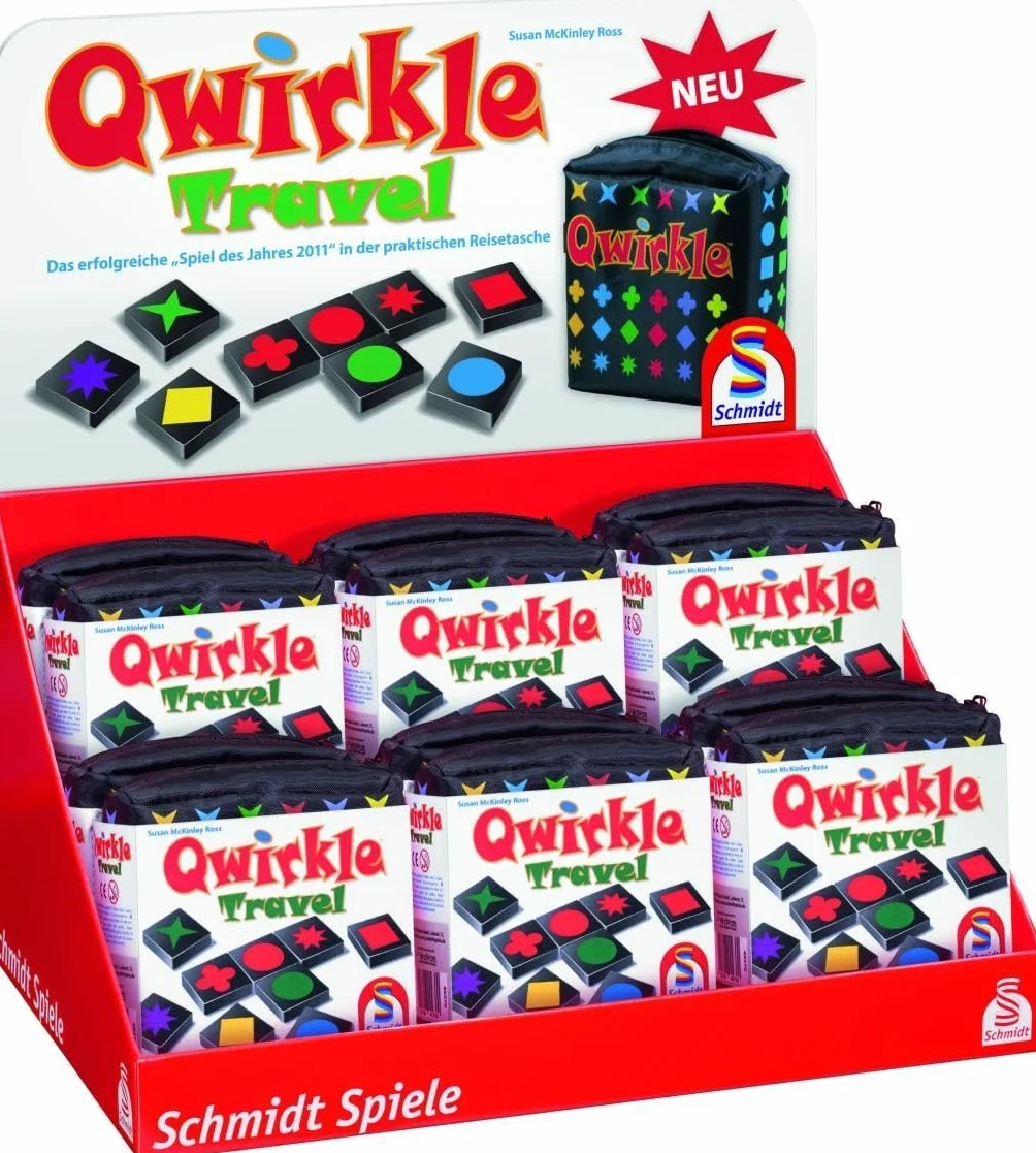 Schmidt Spiele Travel Qwirkle SSP49270 Gra Wielokolorowy Od 6 Lat