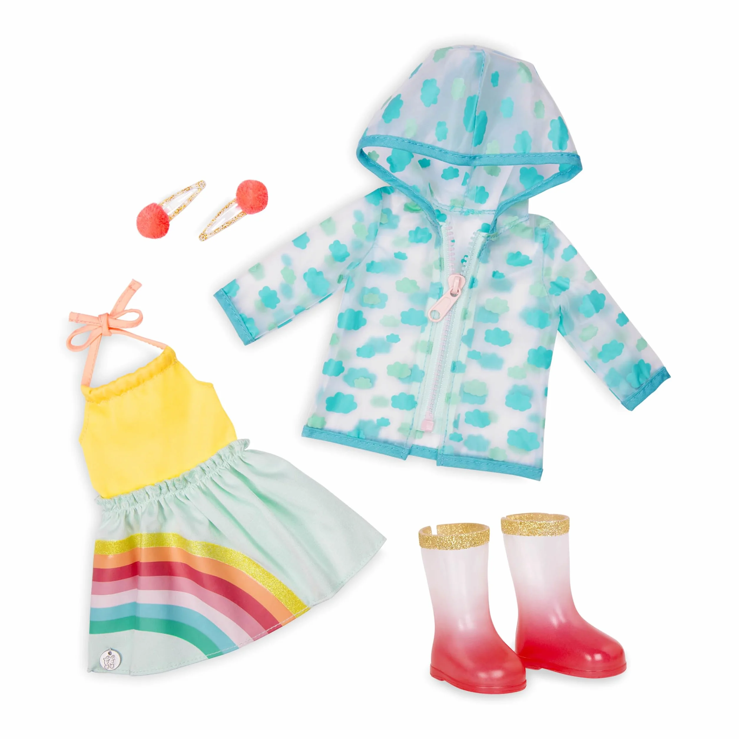 Glitter Girls 14-calowy strój Doll Deluxe Rainy Day
