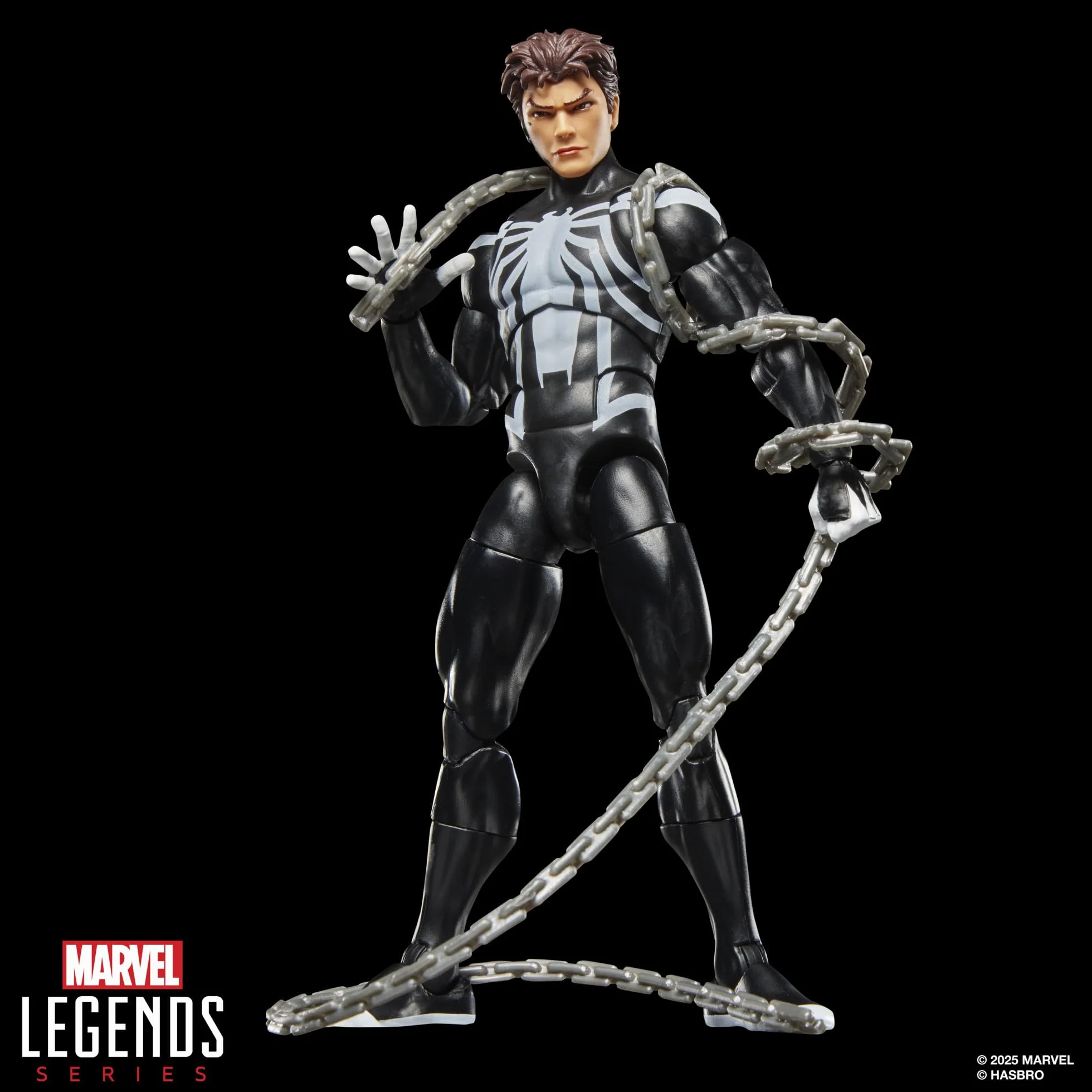 Spider-Venom z serii Marvel Legends, 15-centymetrowa figurka kolekcjonerska z komiksów o Spider-Manie z kartą retro