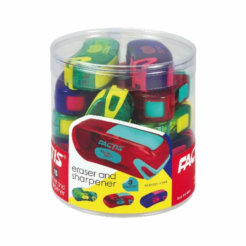 Garnek 15 gumek z temperówką Magic Bean FACTIS®