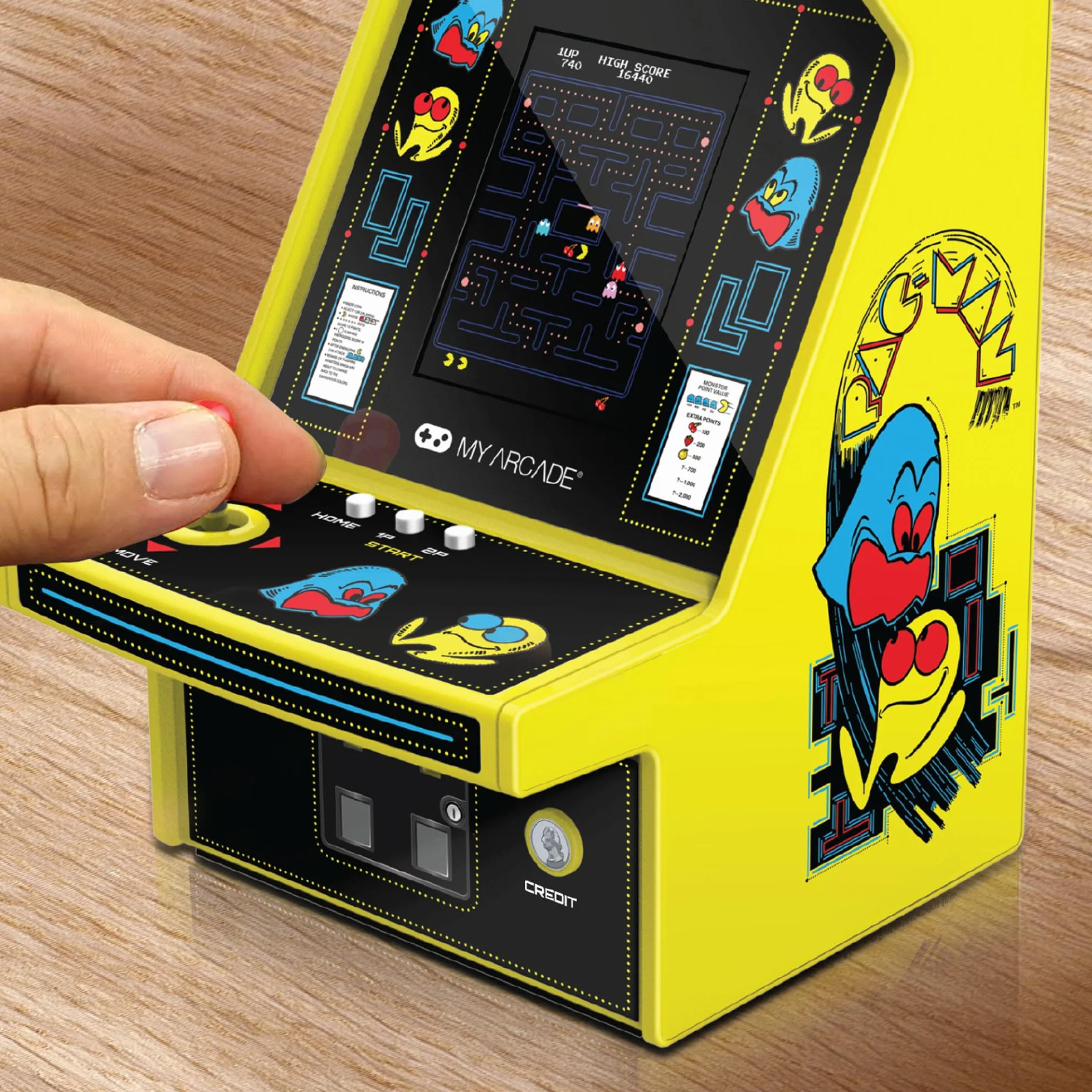 My Arcade DGUNL-4194 PAC-MAN Micro Player Pro Portable Retro Arcade