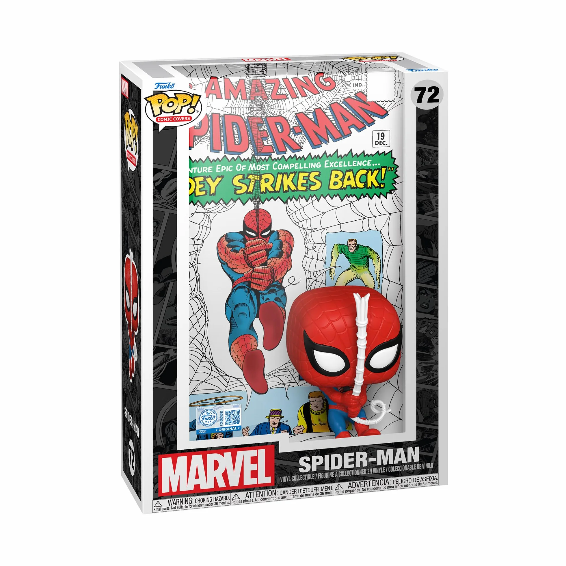 Funko Pop! Comic Cover: Amazing SM Vol 1 19 - Marvel Comics - winylowa figurka kolekcjonerska - pomysł na prezent - oficjalne towary handlowe - zabawka dla dzieci i dorosłych - fanów kreskówek