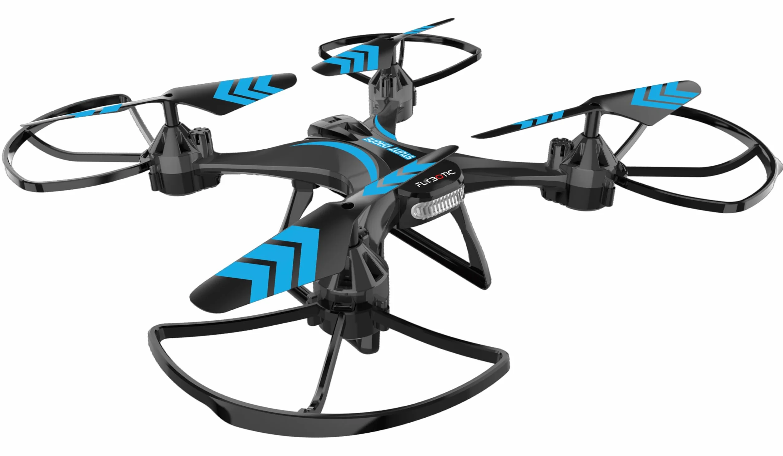 Flybotic dron wyczynowy 2,4 GHz automatyczny start lądowanie akrobacje 360° 3 prędkości 2 baterie