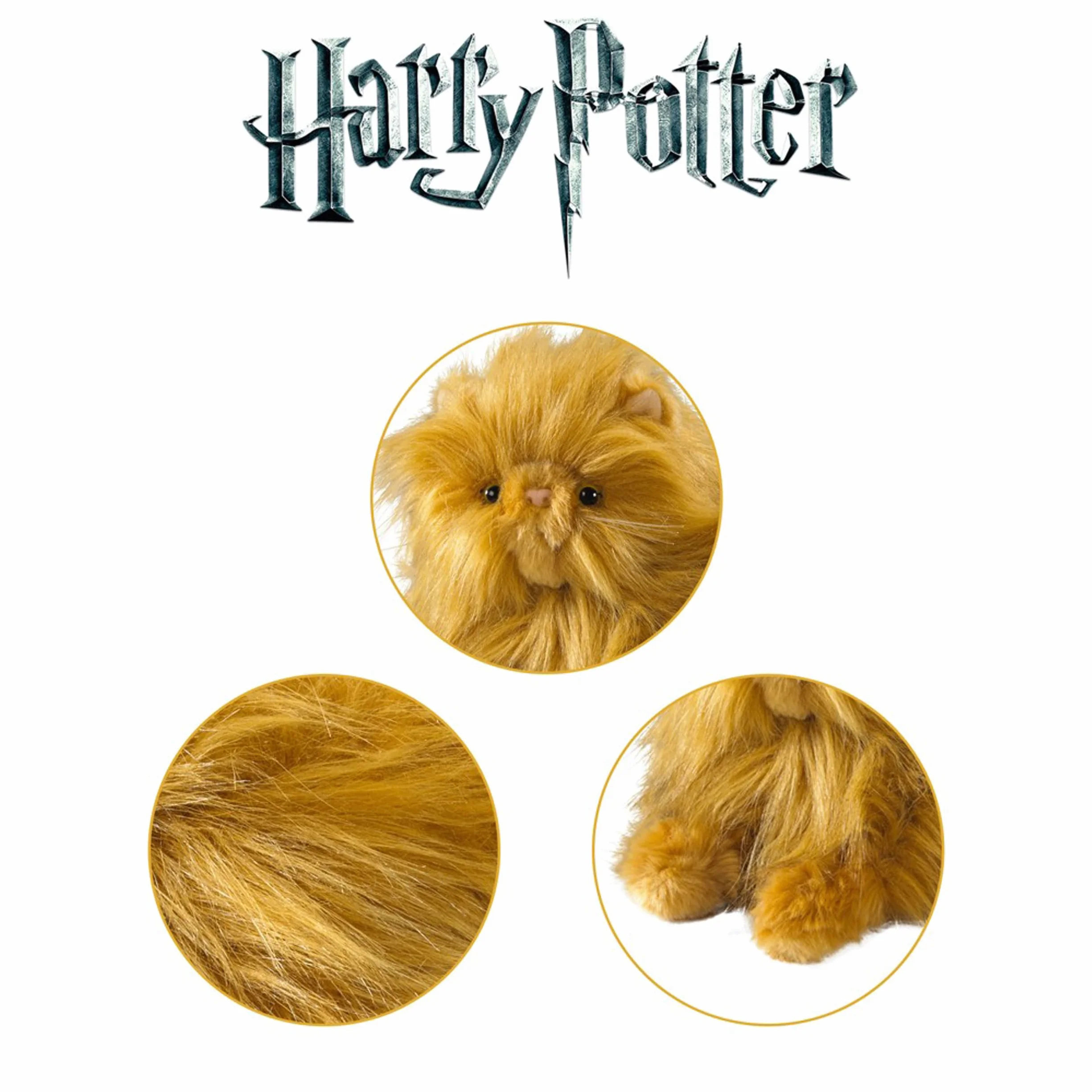 The Noble Collection Crookshanks Pluszowa oficjalna licencja 25 cm Harry Potter Zabawki Lalki Pluszowe Kolekcjonerska Komora Tajemnic Lalka Figurka - Dla Dzieci i Dorosłych