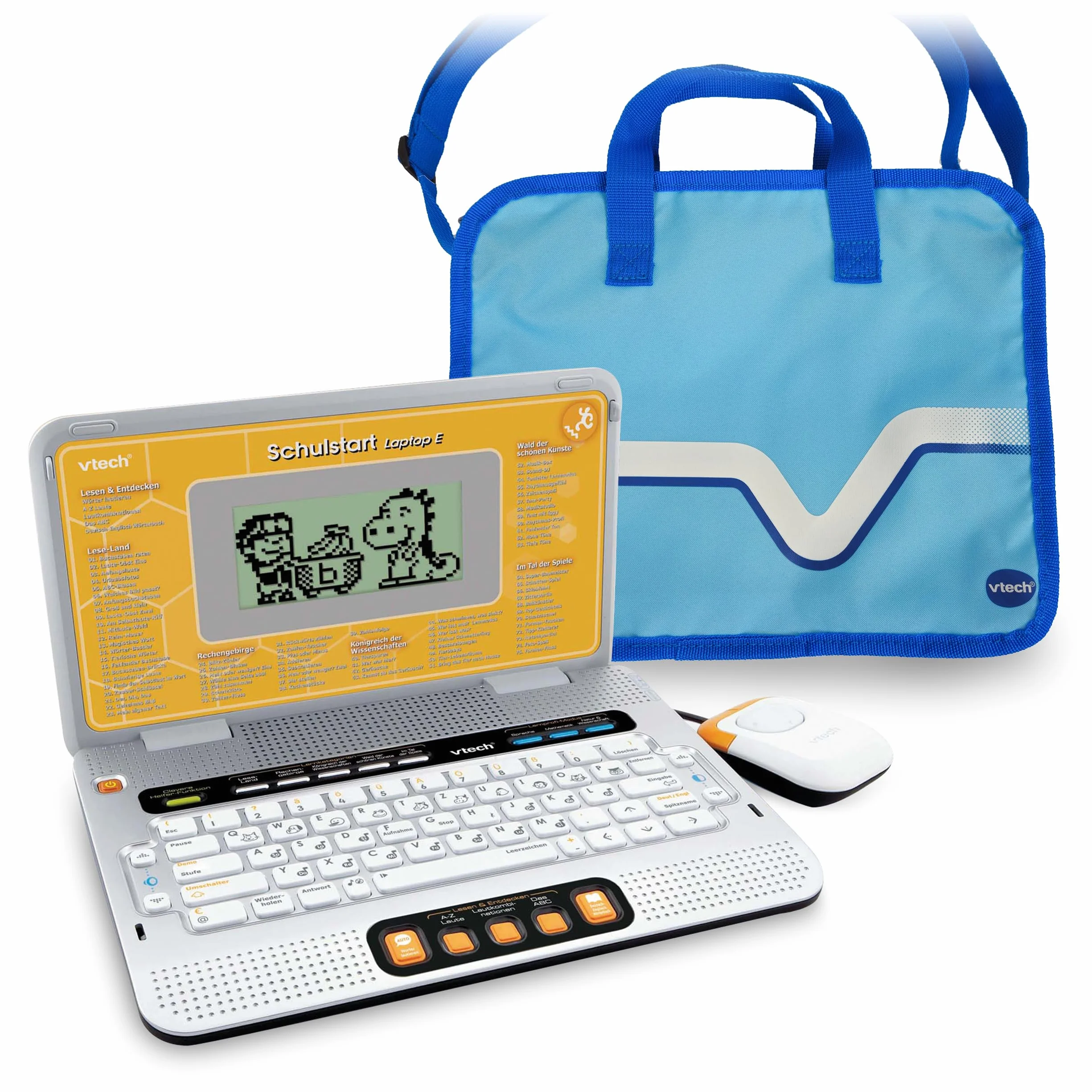 Schulstart laptop wraz z torbą do przenoszenia, niebieska