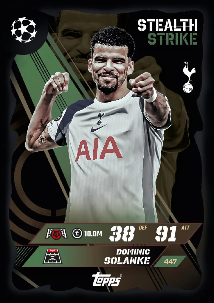 Mini Can Match Attax Ucl 25-26 Cards