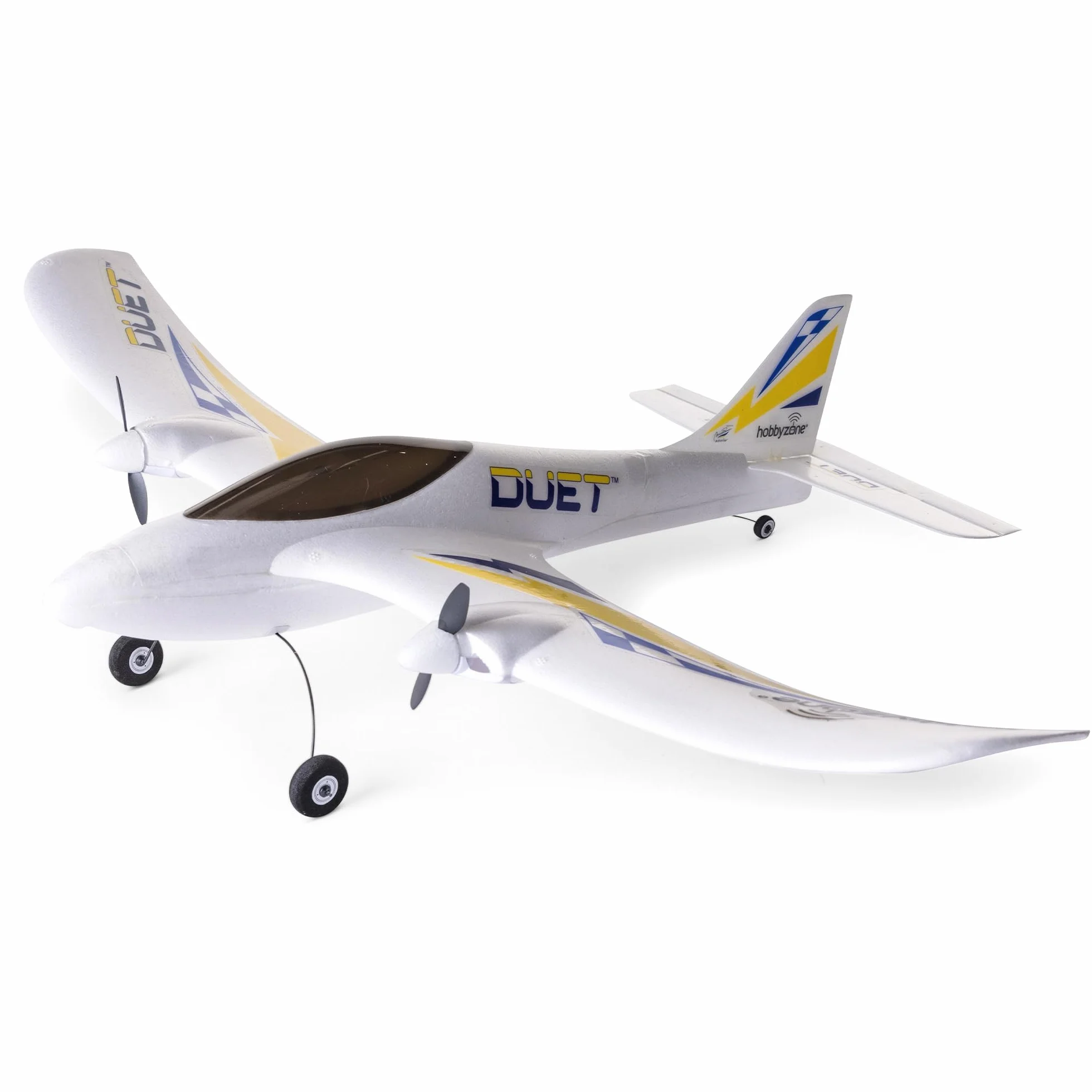 HobbyZone RC Airplane Duet S 2 RTF Everything Needed to Fly is included with Safe HBZ05300