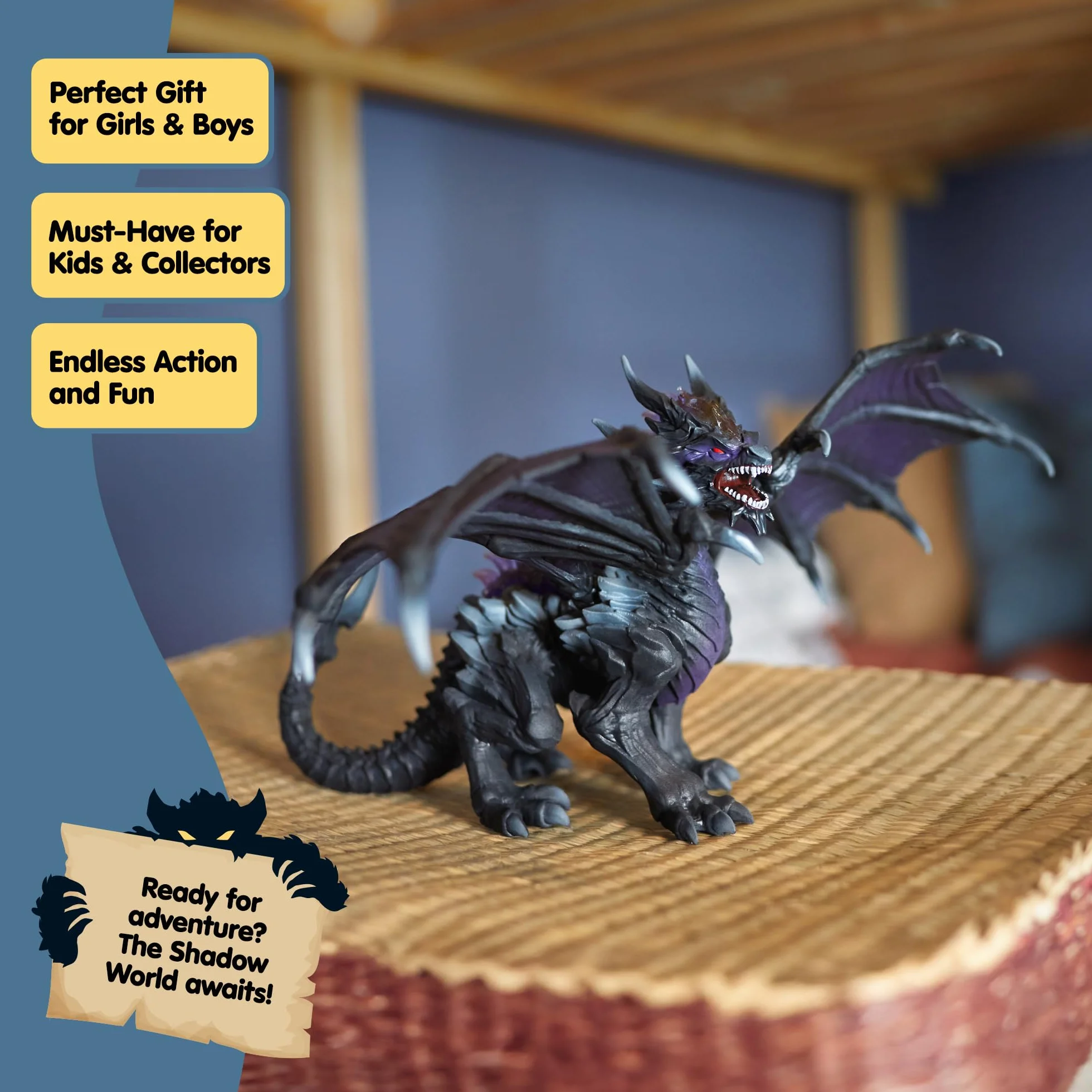 schleich 70152 Smok z Cienia , od 7 lat, ELDRADOR CREATURES - figurka, 19 x 22 x 13 cm