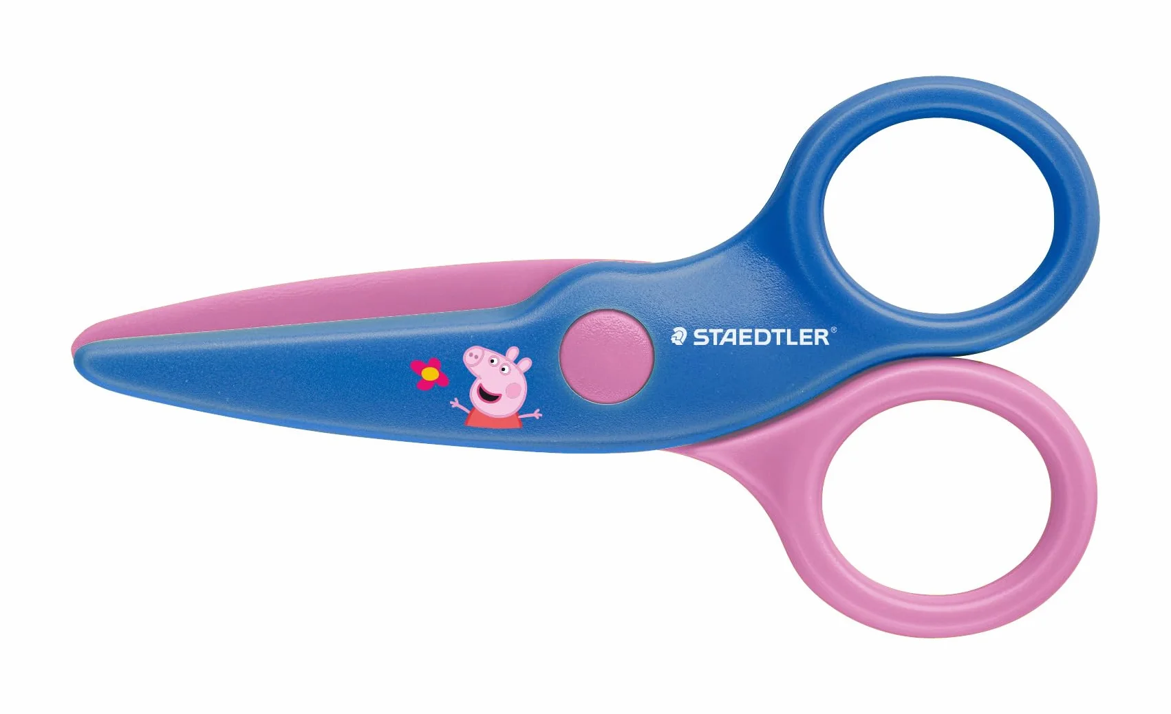 STAEDTLER Świnka Peppa x Noris Nożyczki bezpieczeństwa dla małych dzieci 2+ zajęcia artystyczne 965 40BKL1