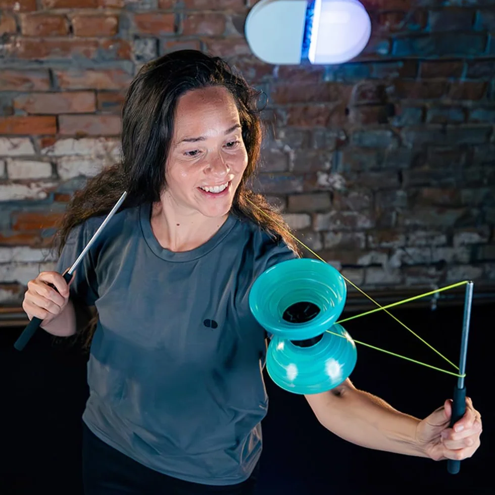 SkillAddicts Diabolo - Teal (trwała guma, dowolny poziom umiejętności, zawiera aplikację do nauki sztuczek)