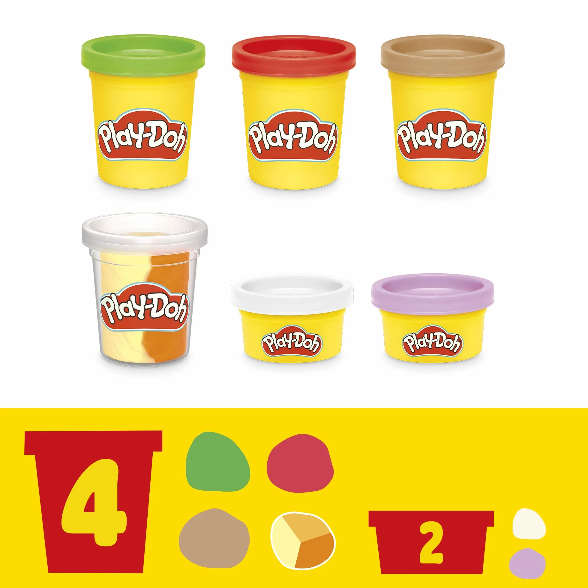Zestaw do zabawy Kuchenne Dzieła Piec do pizzy z ciastoliną Play-Doh z 6 pojemnikami masy plastycznej i 8 akcesoriami