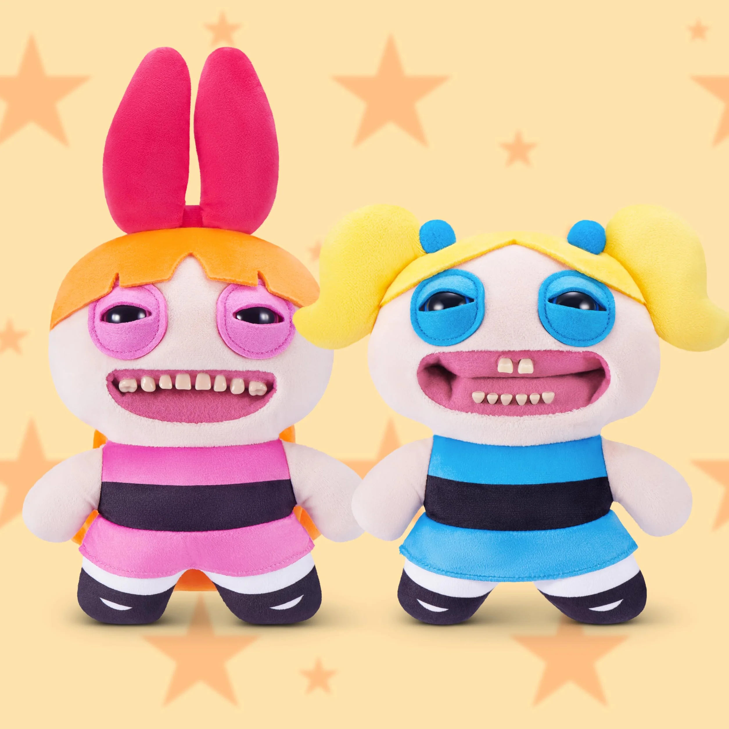 FUGGLER SERIES 1-POWERPUFF GIRLS PLUSH 9" (BUBBLES)