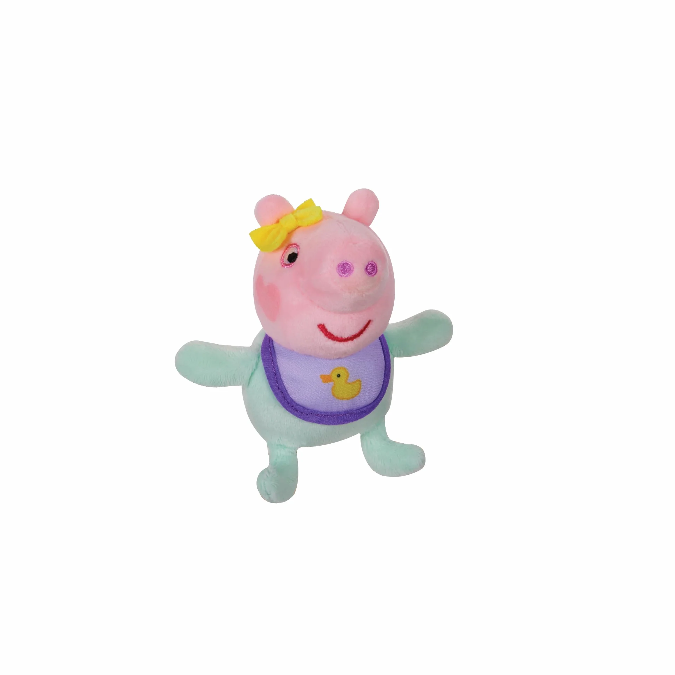 Peppa Pig 3-Pack Plsuhies - Peppa with Little Brother George and Baby Sister Evie - Stuffed Animal Pre-school Toys