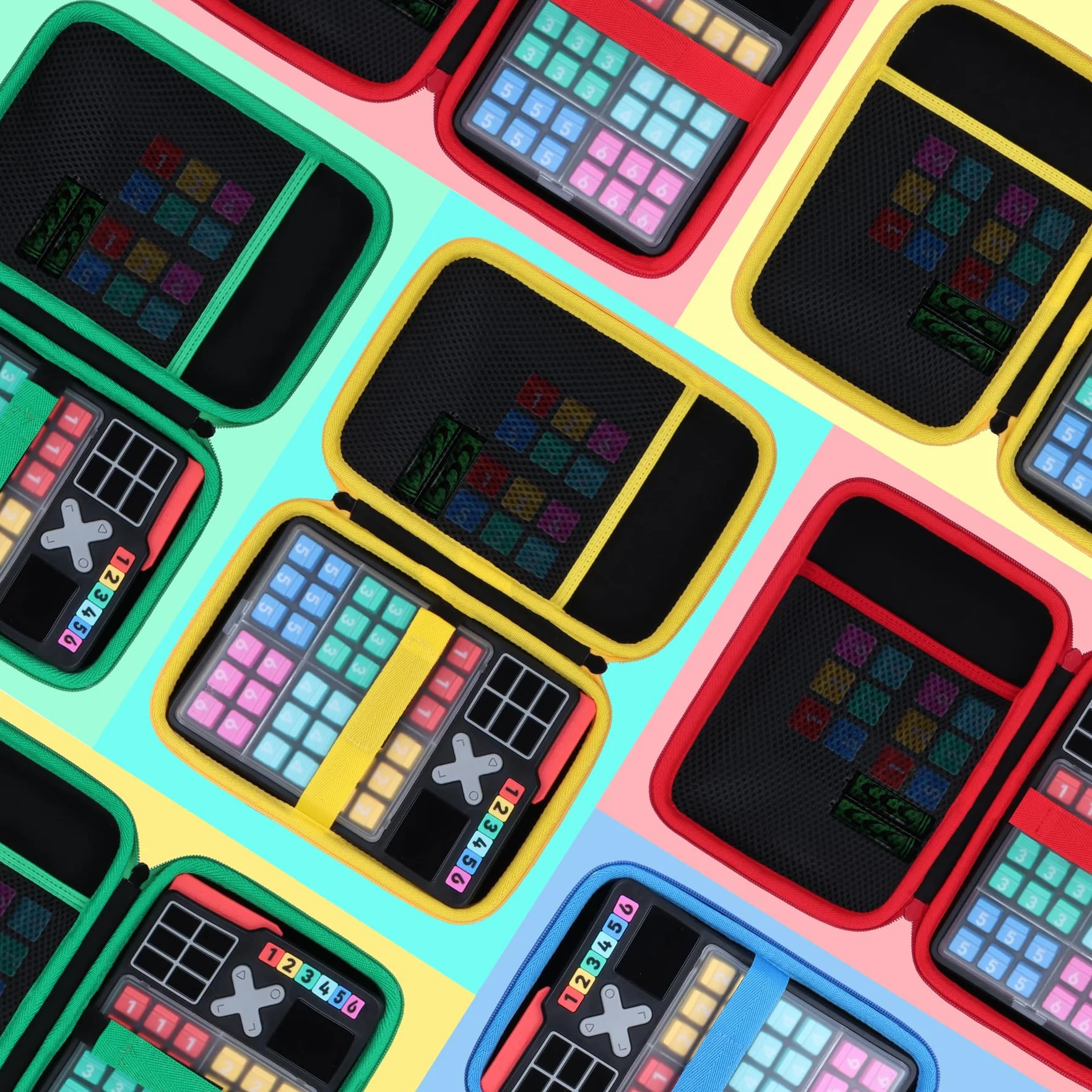 Lebakort Twardy futerał podróżny do GiiKER Smart Sudoku Puzzle Games (czarny + niebieski)