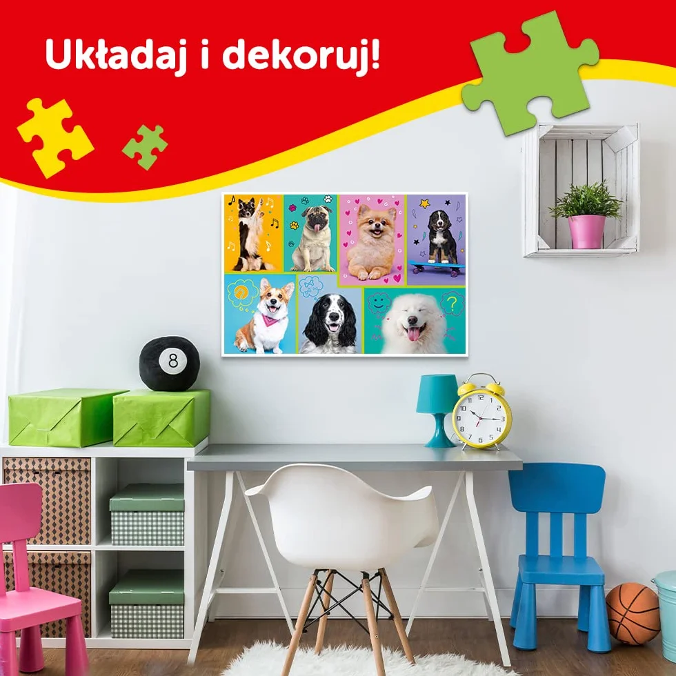 Trefl PAW Patrol Psia Ekipa w Akcji 3w1 Puzzle 30 i 48 Elementów Gra Memory 24 Memosy dla Dzieci od 3 lat