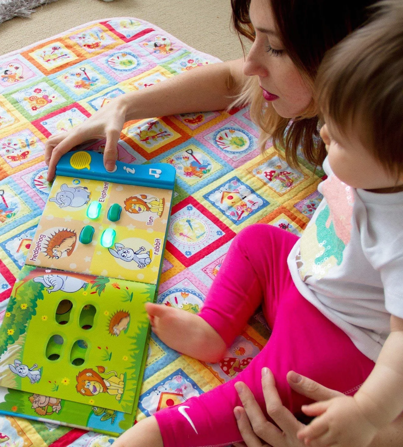 Boxiki Kids Książka dźwiękowa zwierząt – interaktywna książka edukacyjna z muzyką i dźwiękami dla małych dzieci
