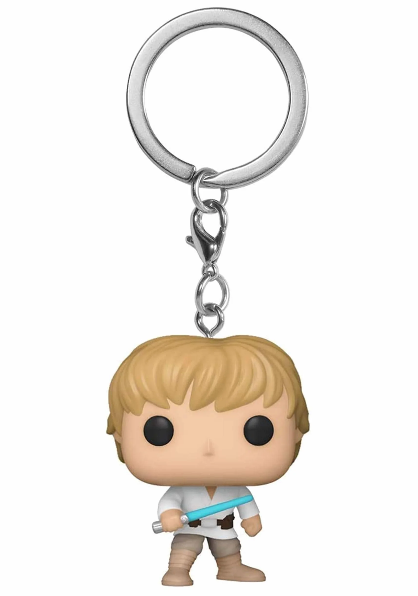 Funko POP! Keychain: Star Wars - Luke Skywalker Nowatorski brelok do kluczy - Kolekcjonerska mini figurka - Wypełniacz do pończoch - Pomysł na prezent - Oficjalny towar - Fani filmów