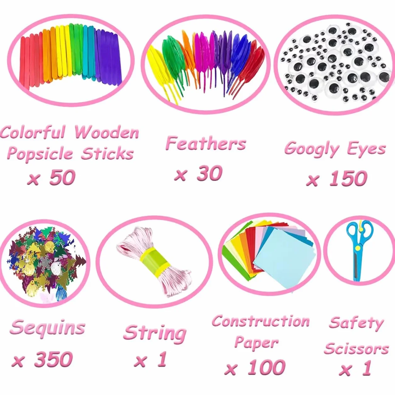 2000 sztuk zestaw do majsterkowania dla dzieci, do rzemiosła artystycznego, do majsterkowania, do czyszczenia, do fajek, pereł, kreatywny scrapbooking, zestaw do majsterkowania, dla dziewcząt i
