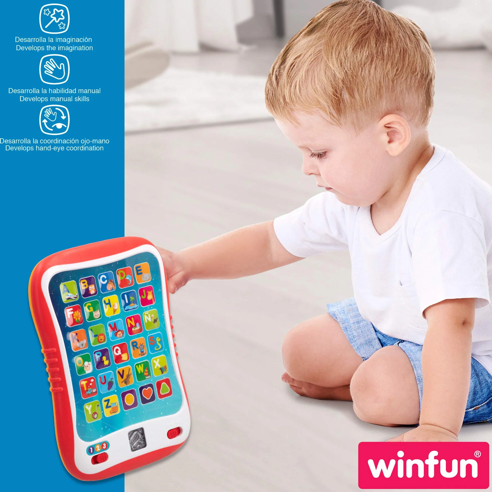 winfun ColorBaby 44256 taca do nauki ze światłem i dźwiękiem