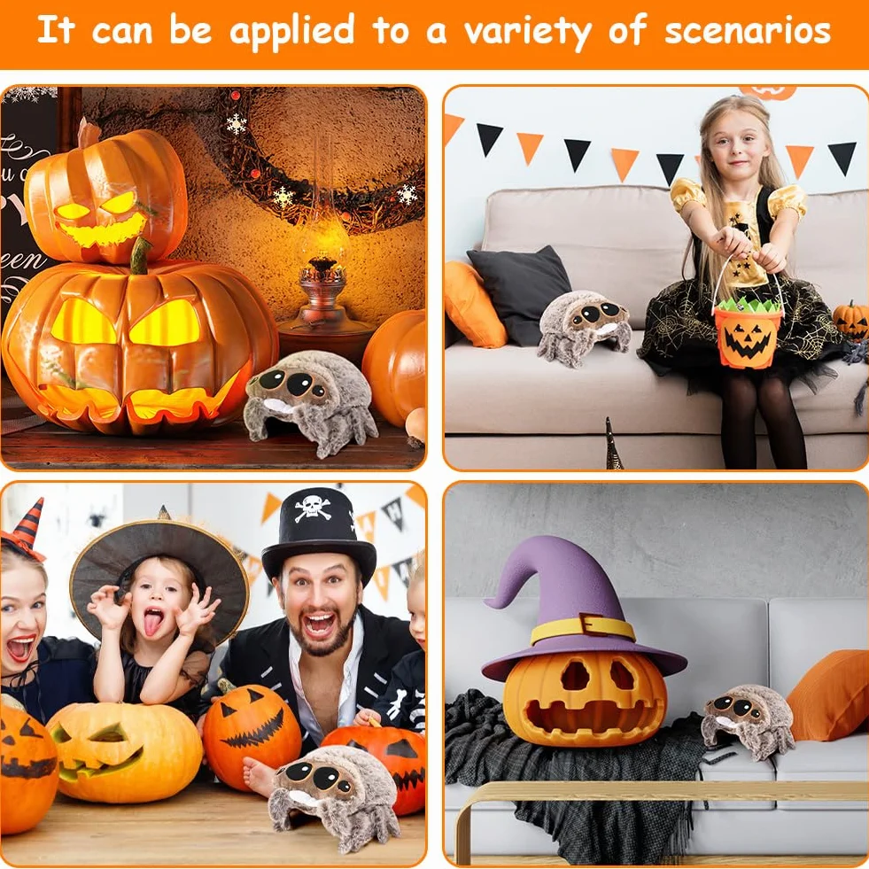 Pluszowy pająk zabawka dla dzieci duży pluszowy zwierzę na Halloween Boże Narodzenie