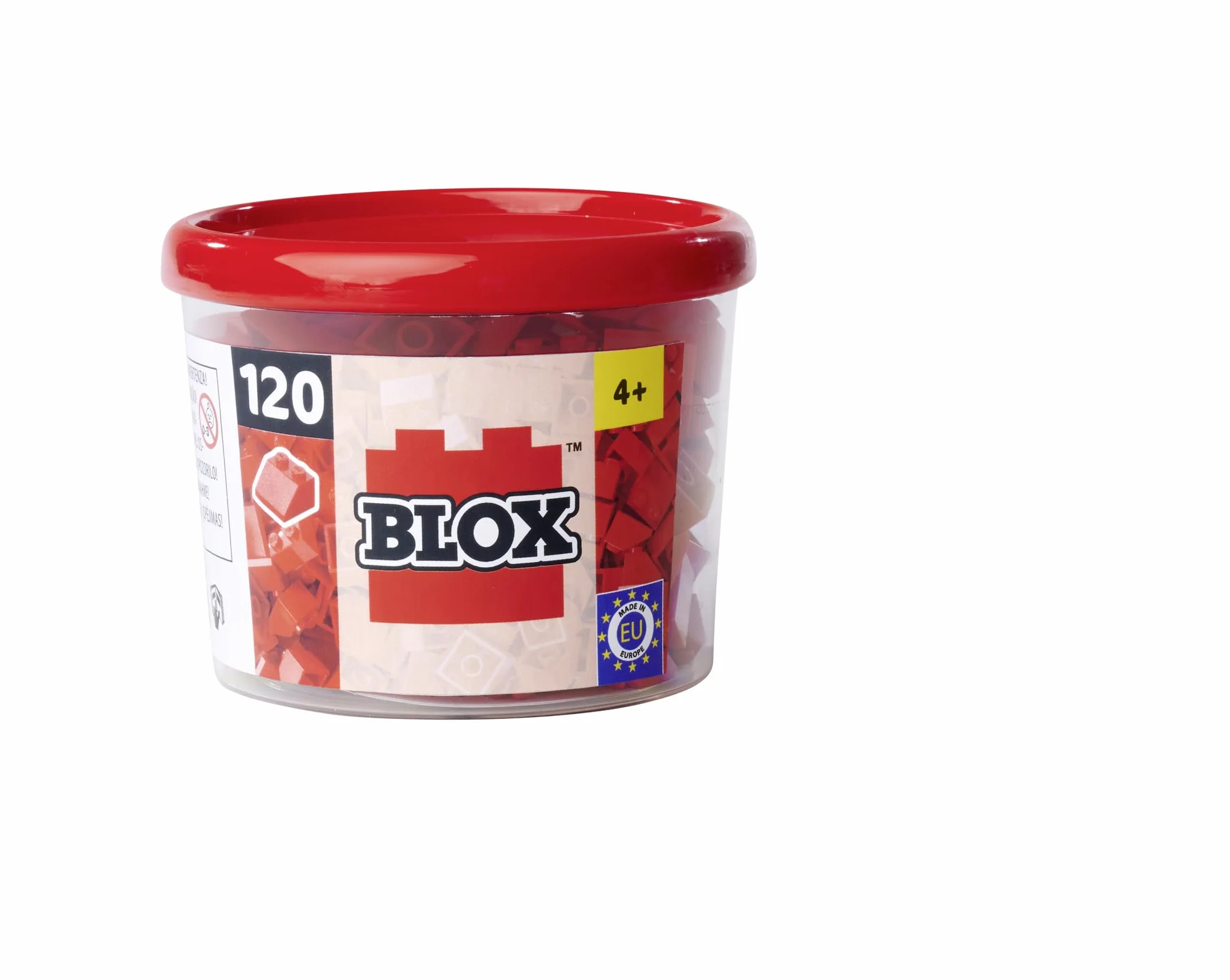 Simba Blox 120 klocków dachowych czerwonych dla dzieci od 3 lat