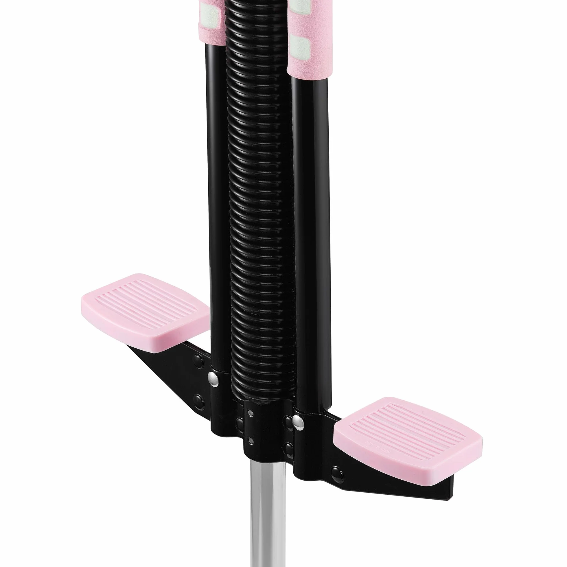 HyperMotion Skoczek POGO dla Dzieci 9–14 Lat, Urządzenie Treningowe do 50 kg, 2,35 kg, System Sprężynowy, Kolor Różowy