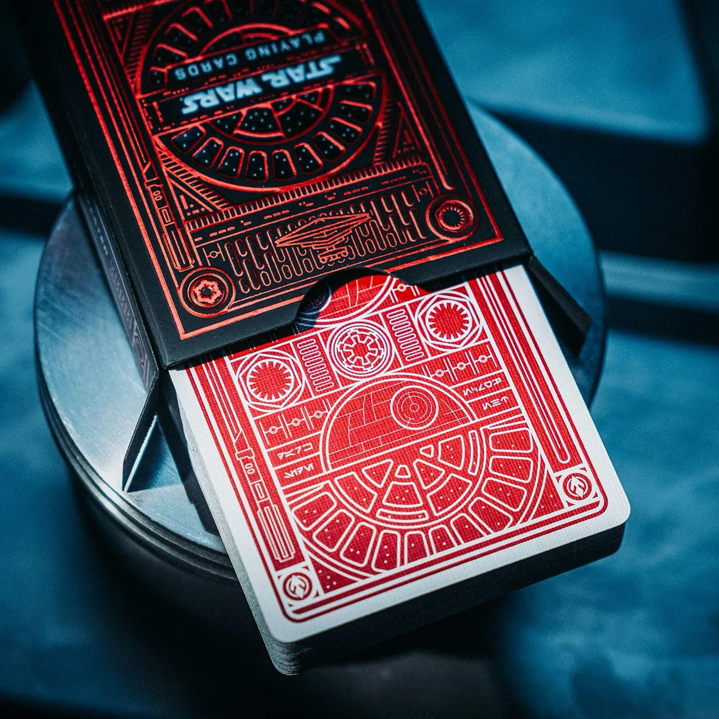 SOLOMAGIA Karty do gry Star Wars Dark Side (RED) autorstwa Theory11