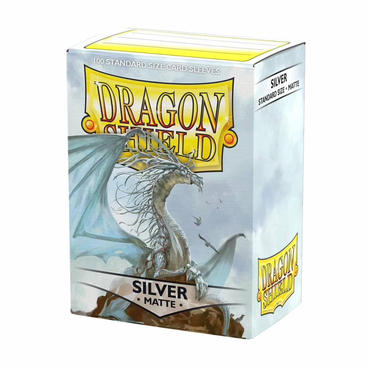 Dragon Shield - Matte Standard Size Sleeves 100Pk - Silver