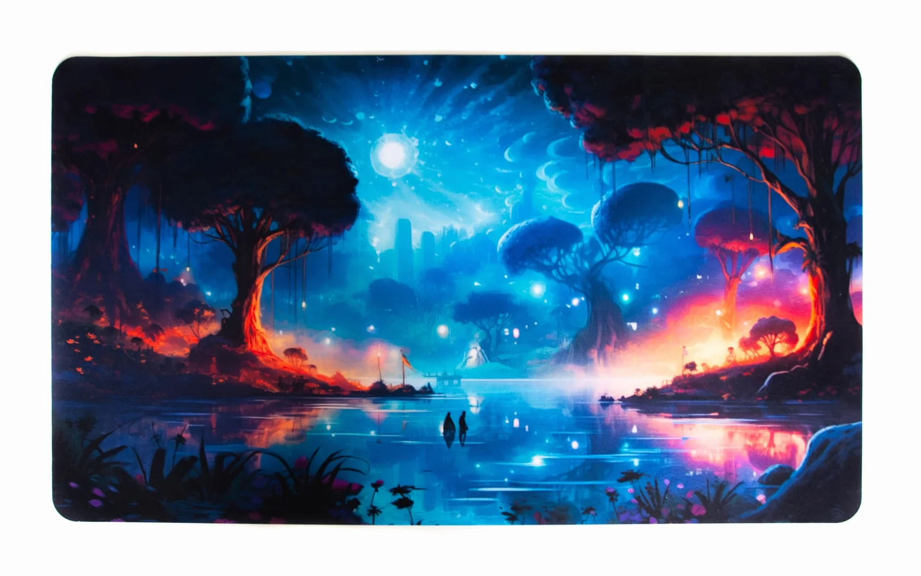 Jezioro 24"x14" / 61x35,5 cm - Gumowa mata kompatybilna z grą Lorcana TCG