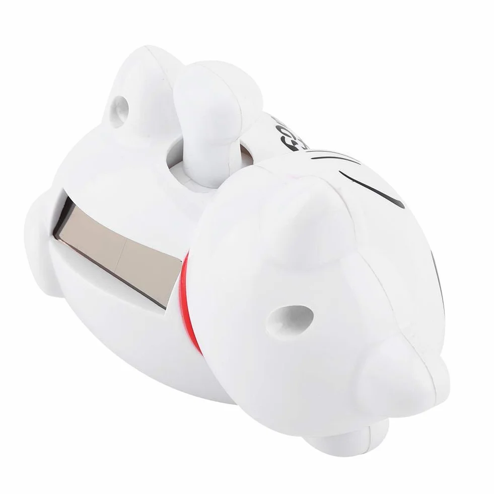 Zasilany energią słoneczną uroczy machający kot żywy i piękny chiński kot Maneki Neko bogactwo szczęście kot fengshui szczęśliwy kot wahadłowe ramię do dekoracji recepcji, samochodu, otworów