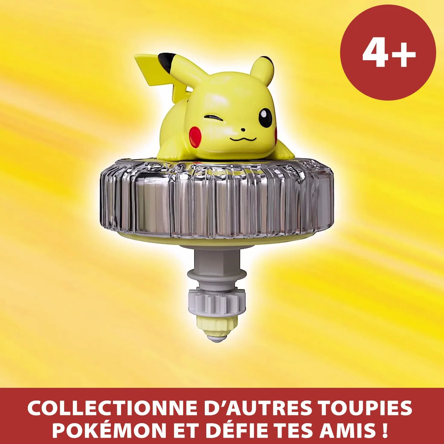 Bandai - Pokémon Arena + 2 Spinnery W Zestawie - 2 Wyrzutnie Pokéball + Bączki Pikachu i Mew - Gra Walki Dla Wielu Graczy - Zabawka Dla Dzieci 4 Lata i + JW4403