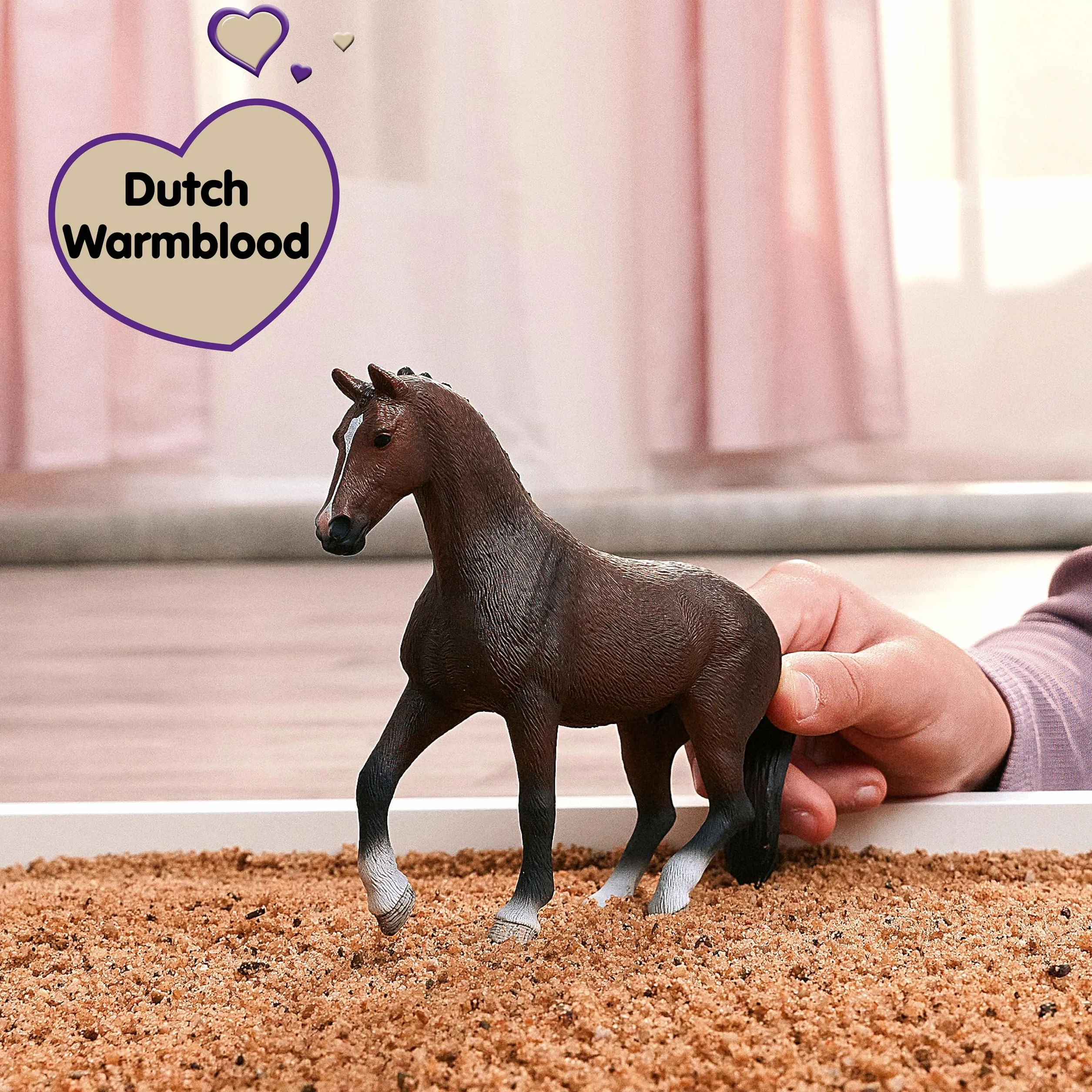 schleich HORSE CLUB | KWPN Wałach 14919 | szczegółowy koń | Prezent dziewczynkom i chłopcom | Dekoracja i kolekcjonerska figurka | Zabawki koni od 5 lat | 14 x 4 x 11 cm