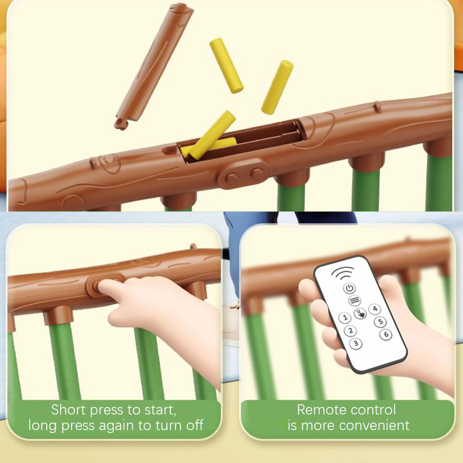 Hand Speed Challenge Game - Adjustable Toy, Remote Control Catching Sticks, Reaction Training, Kids Adults 3 + Years Old Boys Girls, Electronic Falling Stick Play, Coordination Reflex Exercise