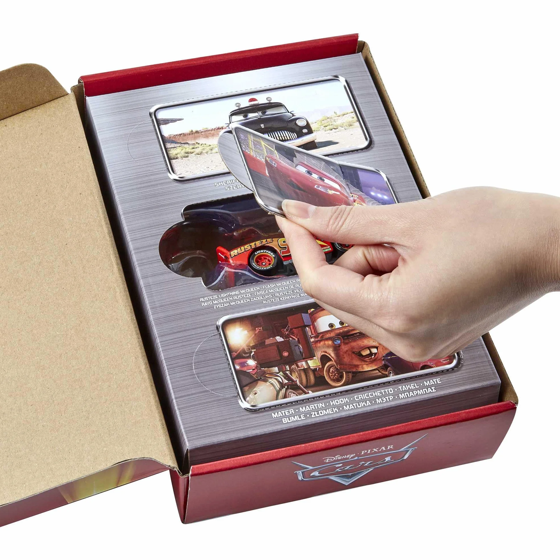 Mattel Disney Pixar Cars - pojazdy Disney Pixar Sprężyny Chłodnicy 3-Pak popularne odlewane pojazdy Zabawki Wiek 3 plus HBW14
