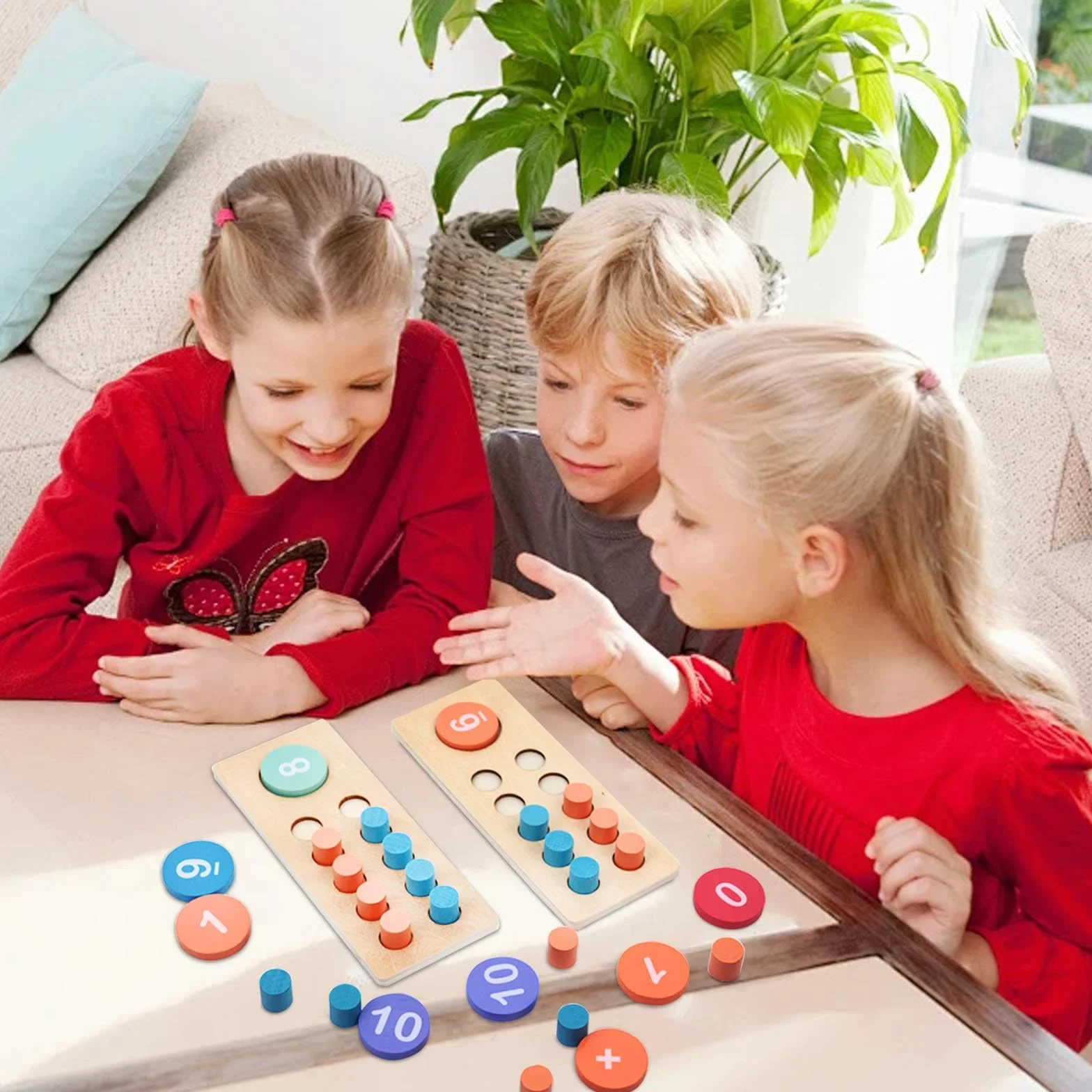 Zabawki Montessori 2 3 4 5 6 Lat, Gry Edukacyjne od 5 Lat, Zabawki Montessori 2 Lata, Nauka Liczenia, Gry Edukacyjne od 4 Lat, Prezent 2-6 Lat Dla Dzieci Chłopiec Dziewczynka