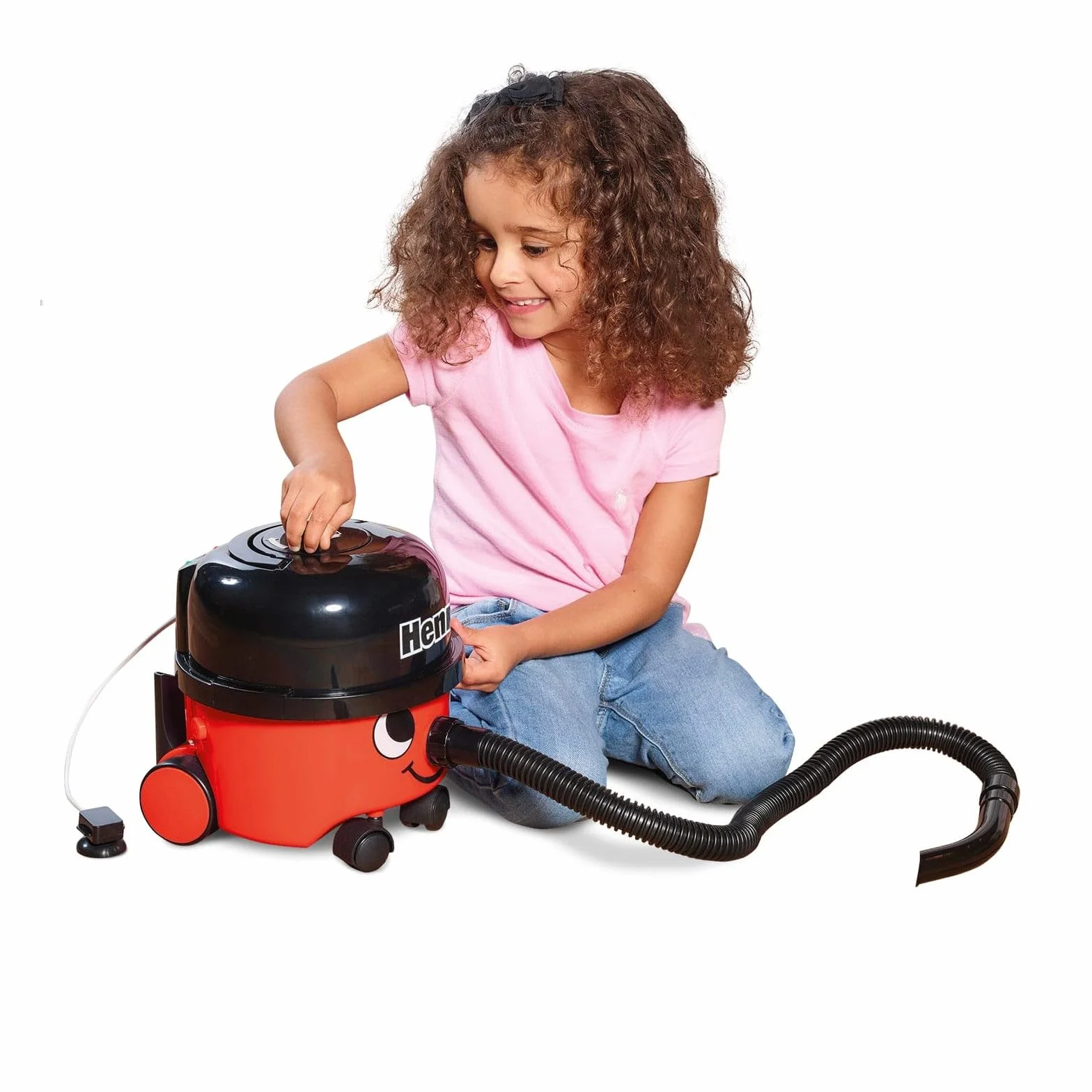 Casdon Henry Vacuum Cleaner. Toy Vacuum Cleaner For Children Aged 3+. Looks And Works Just Like The Real Thing Single(23.2 x 21.2 x 22.8 cm)