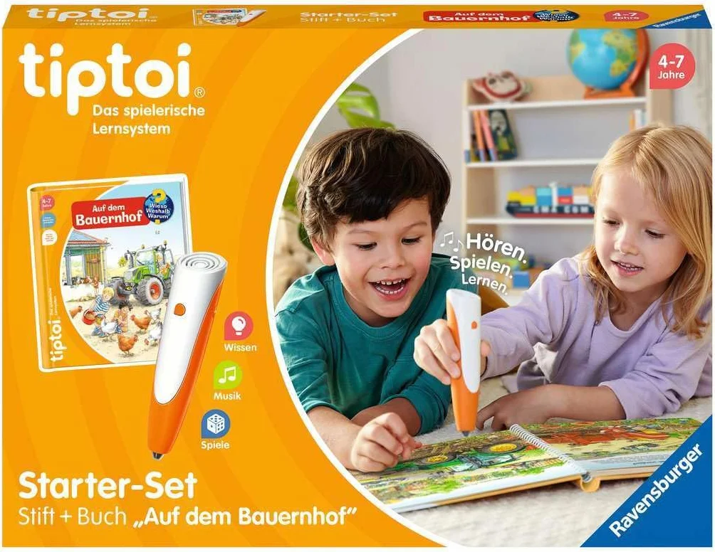 Ravensburger Tiptoi Elektroniczna Książka Edukacyjna, Wielokolorowy, Od 4 lat