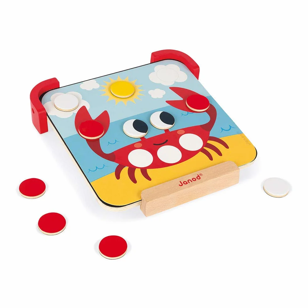 Janod - I Learn Colours - Magnetic Educational Toy - For children fom the Age of 2, J05321