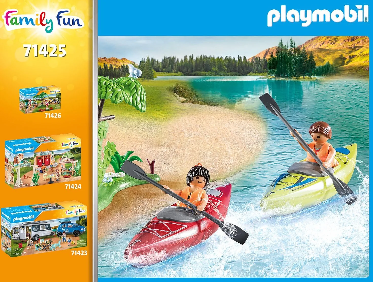PLAYMOBIL Family & Fun 71425 Biwak pod namiotem, od 4 lat