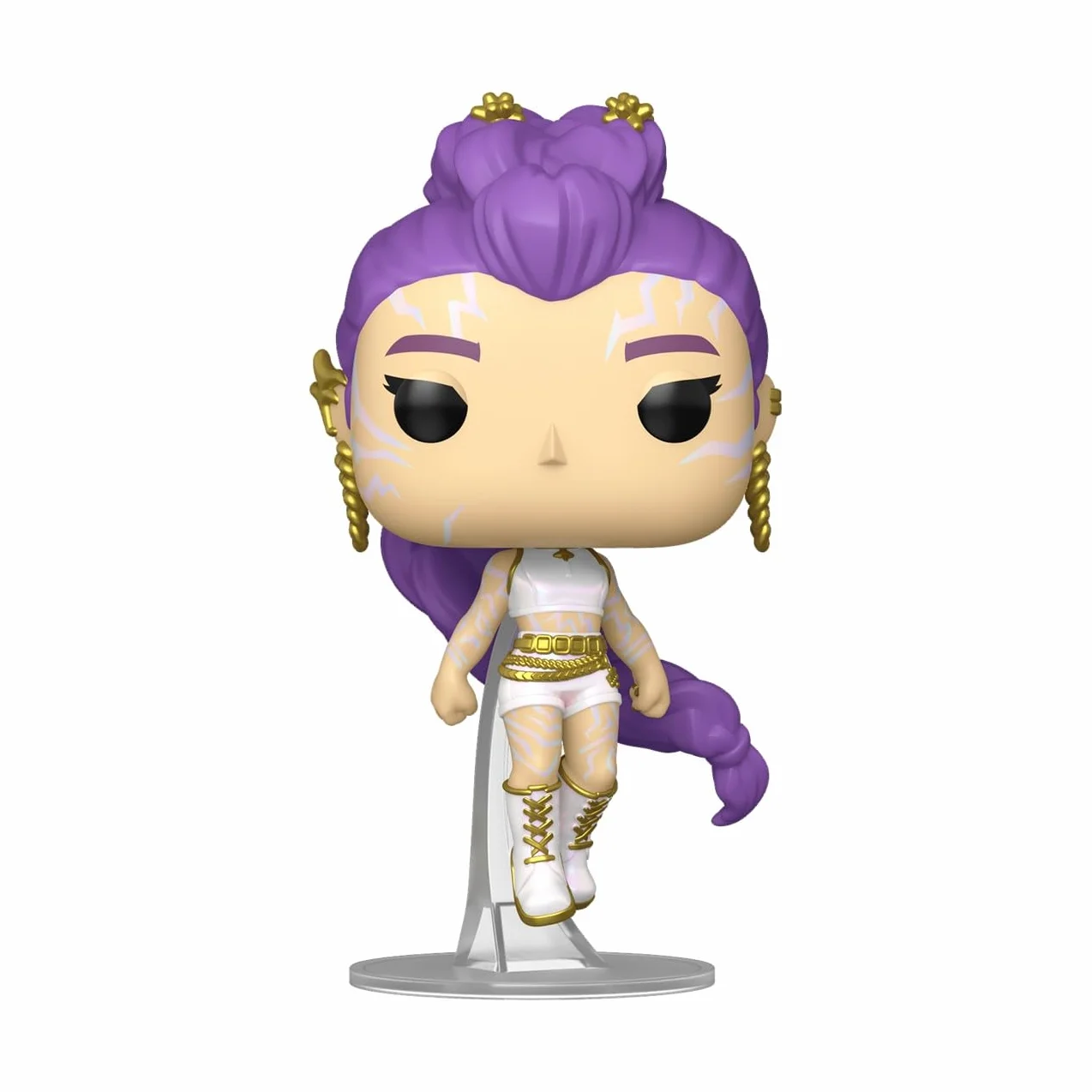 Funko POP! Animacja: Netflix - KPOP Demon Hunters - Rumi with Chase - 1 w 6 szansa na otrzymanie rzadkiego wariantu Chase (Glow in the Dark) - kolekcjonerska figurka winylowa - pomysł na prezent