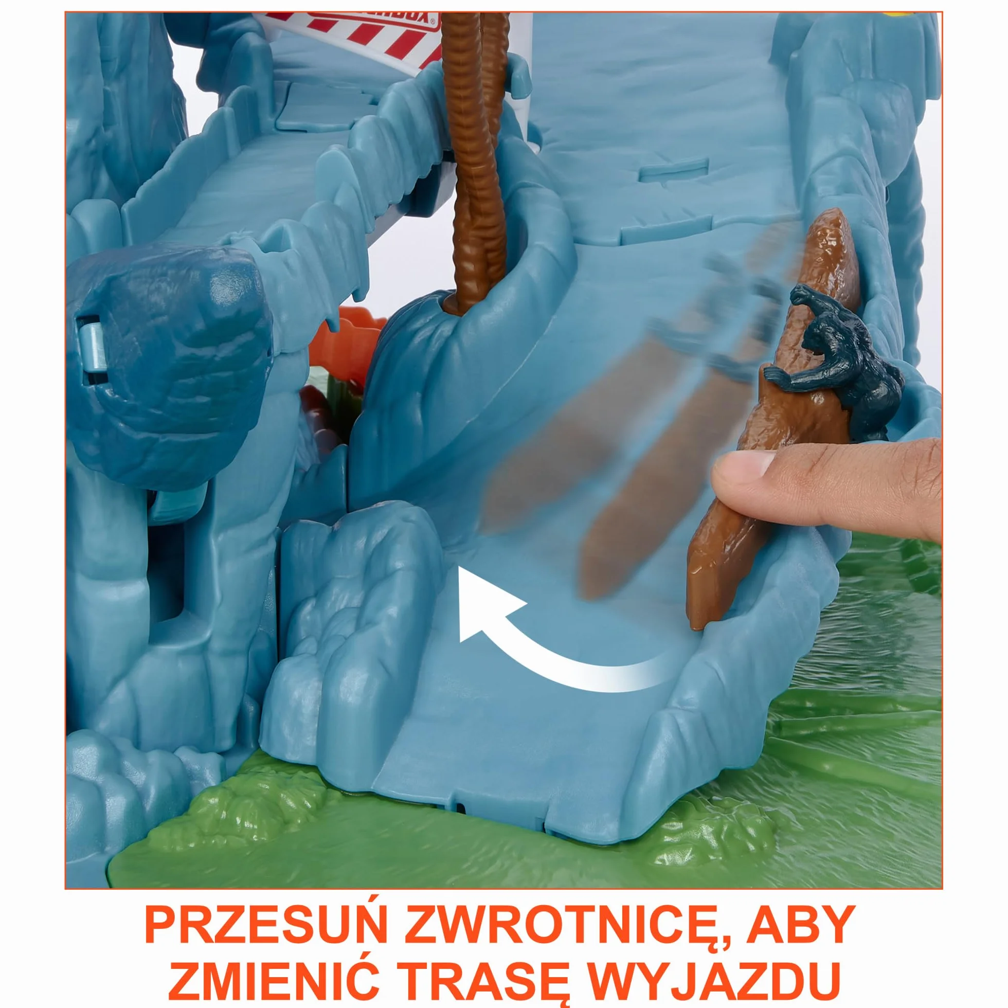 Matchbox Action Drivers Prawdziwe Przygody Wulkan Zestaw z 1 pojazdem HHW21
